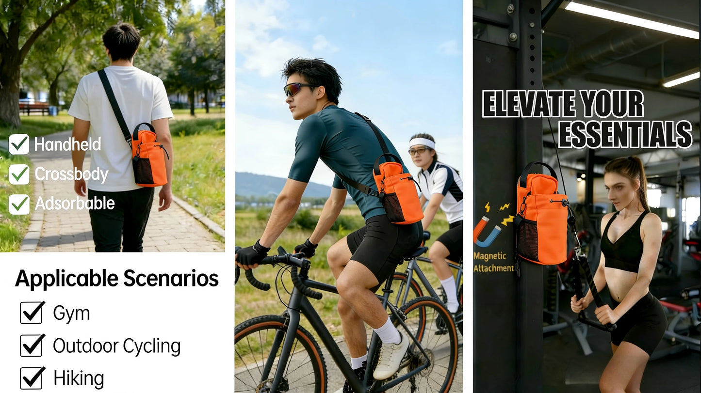 Magnetic Gym Water Bottle Pouch