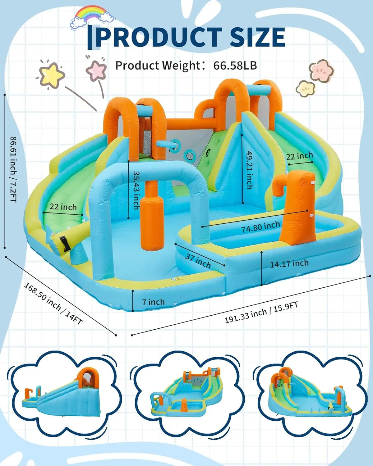 Backyard Bounce Adventure Castle