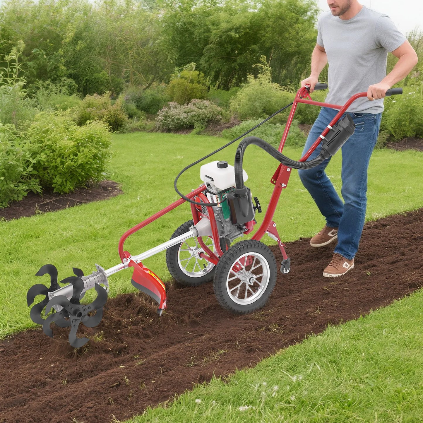Backyard Mini Micro Tiller Pro