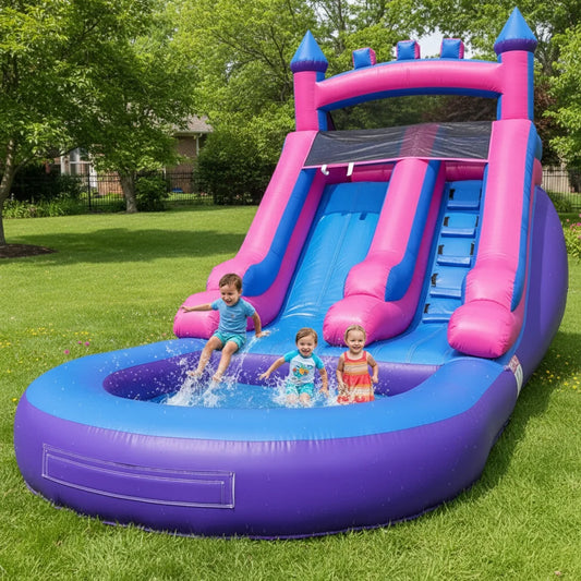 Backyard Rush Inflatable Splash Castle