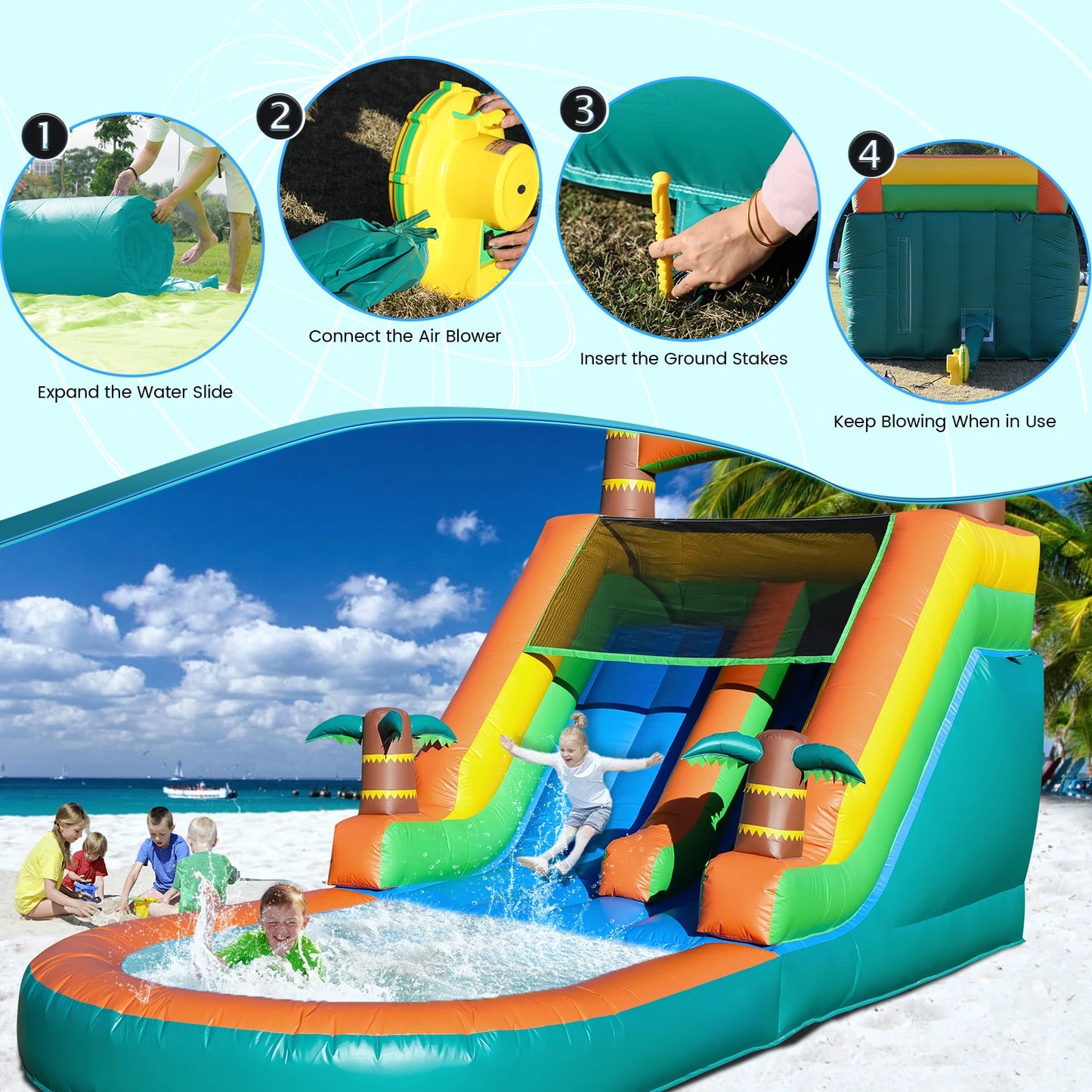 Sunny Splash Play Slide