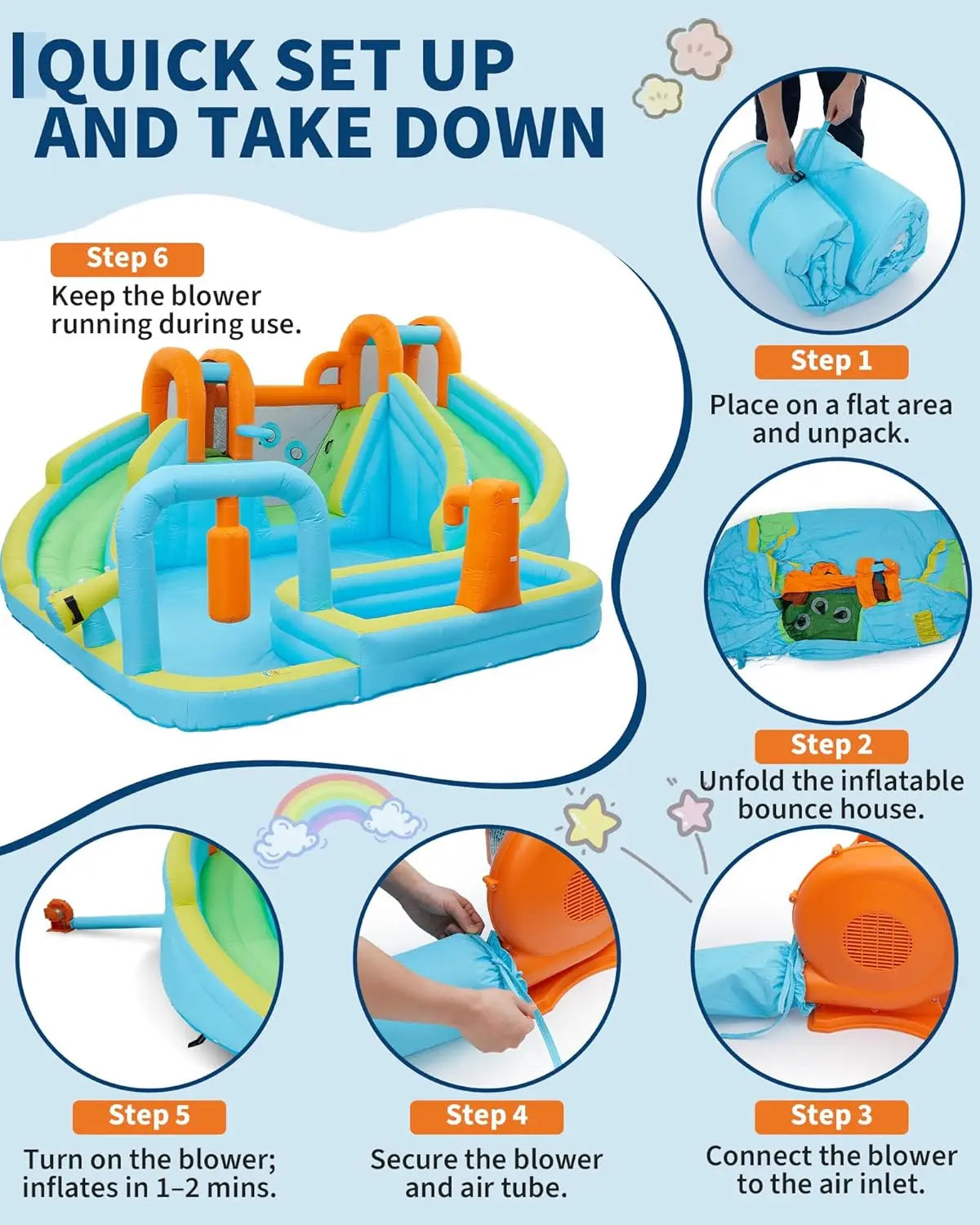 Backyard Bounce Adventure Castle
