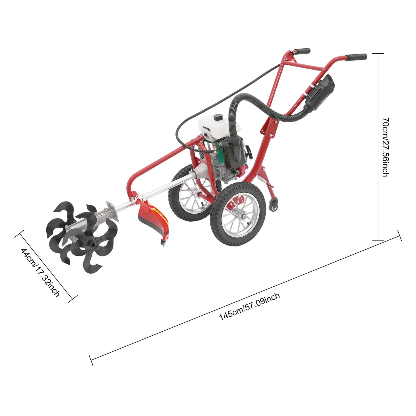 Backyard Mini Micro Tiller Pro