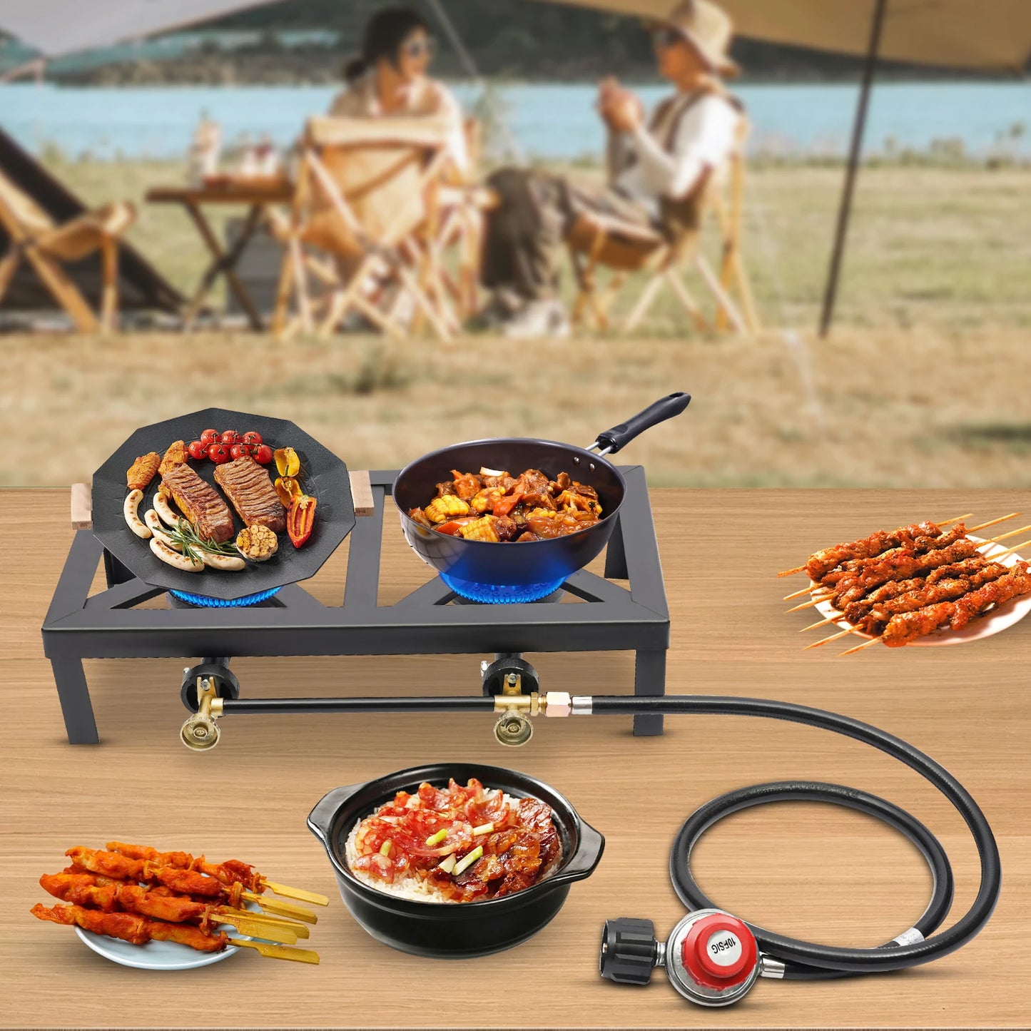 CampFire Double Burner Stove