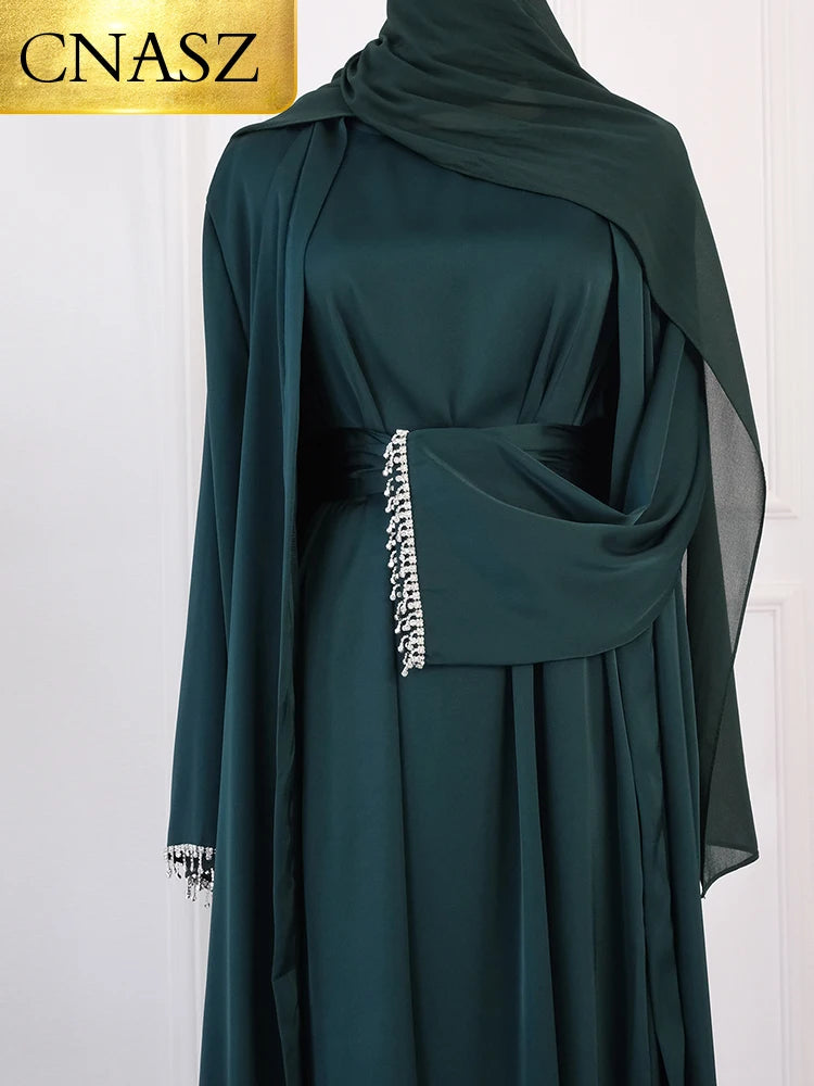 Midnight Silk Robe