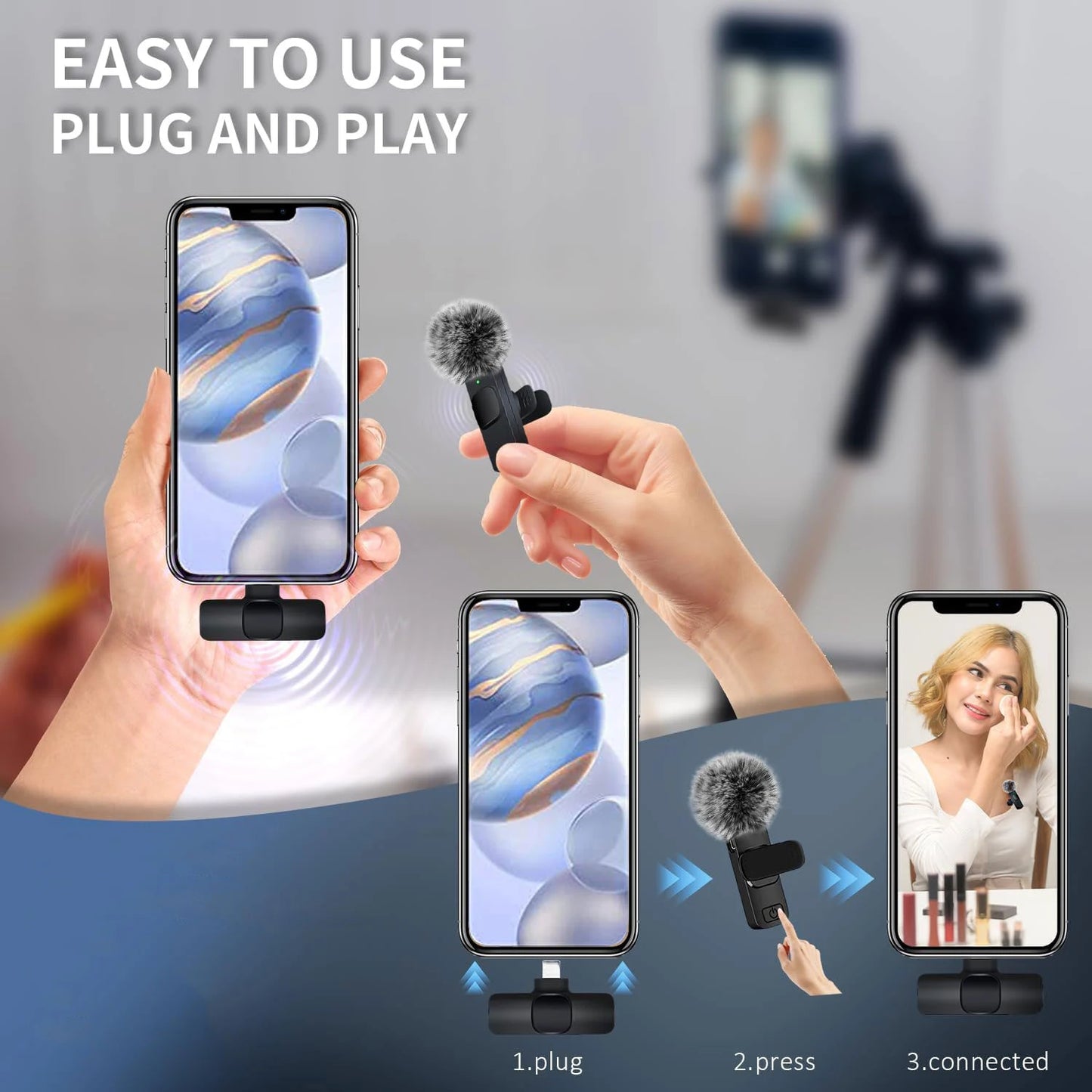 PocketClear Wireless Lavalier Mic Pro