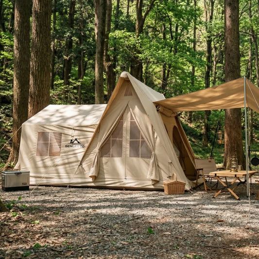 CampMate Inflatable Luxury Tent with Canopy