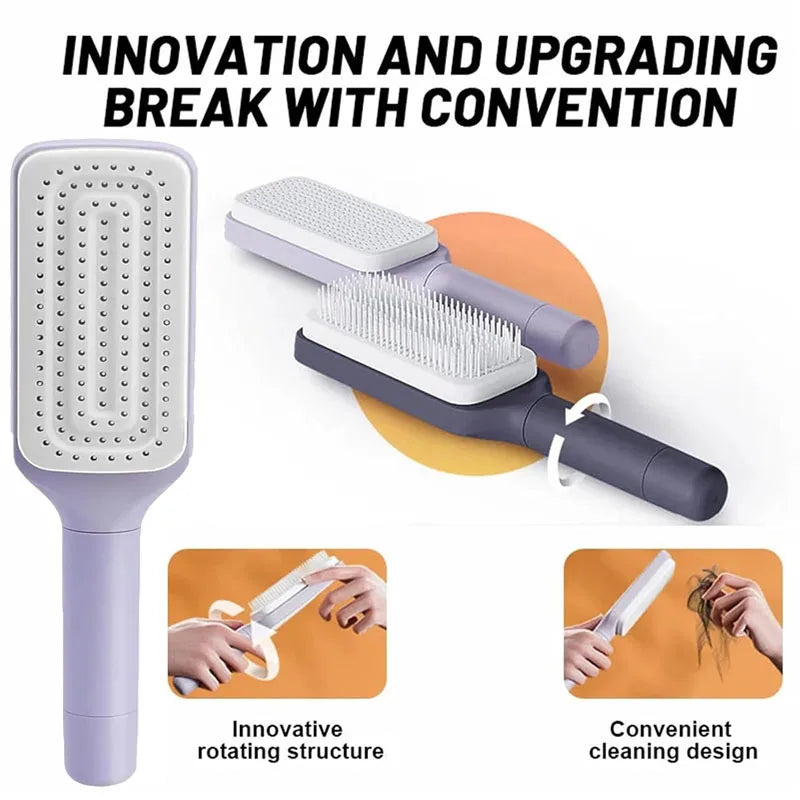 Self-Clean Hair Brush