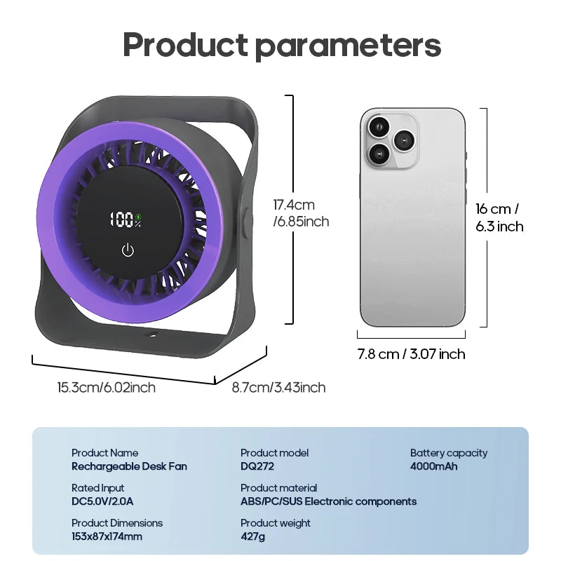 BreezePro Portable Mini Cooling Fan