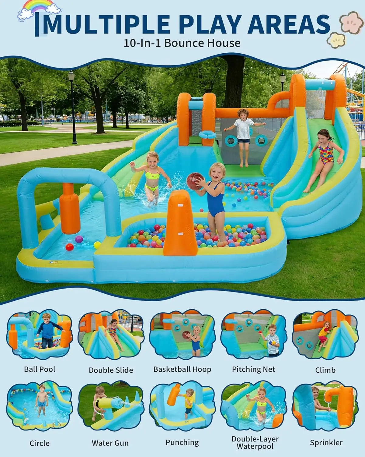 Backyard Bounce Adventure Castle